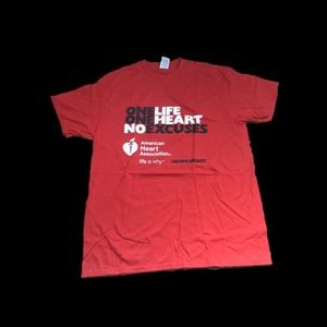 Red Short Sleeve Tee Shirt